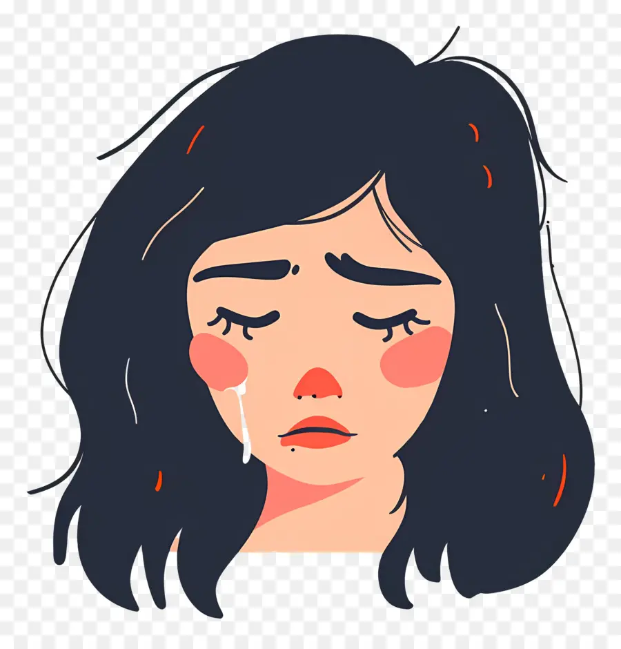 Mujer Llorando，Mujer Triste PNG