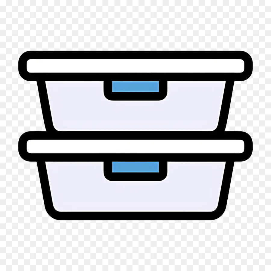 Caja De Comida，Contenedores Apilados PNG