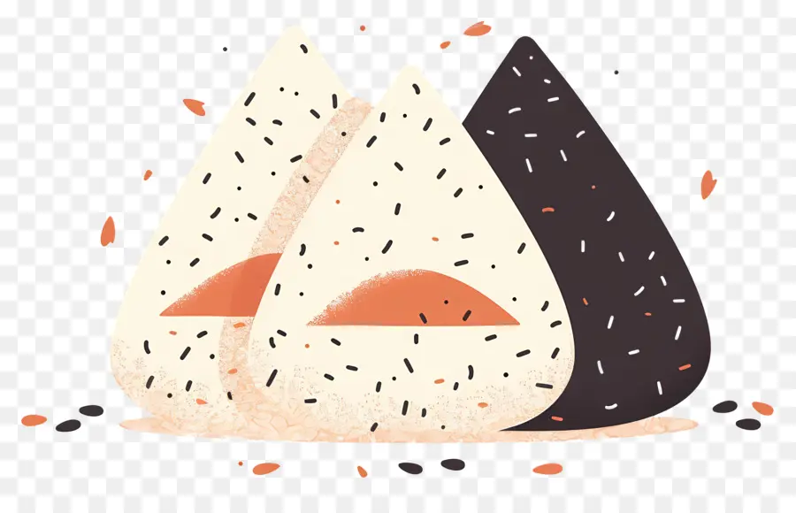 Onigiri Umeboshi，Ilustración De Onigiri PNG