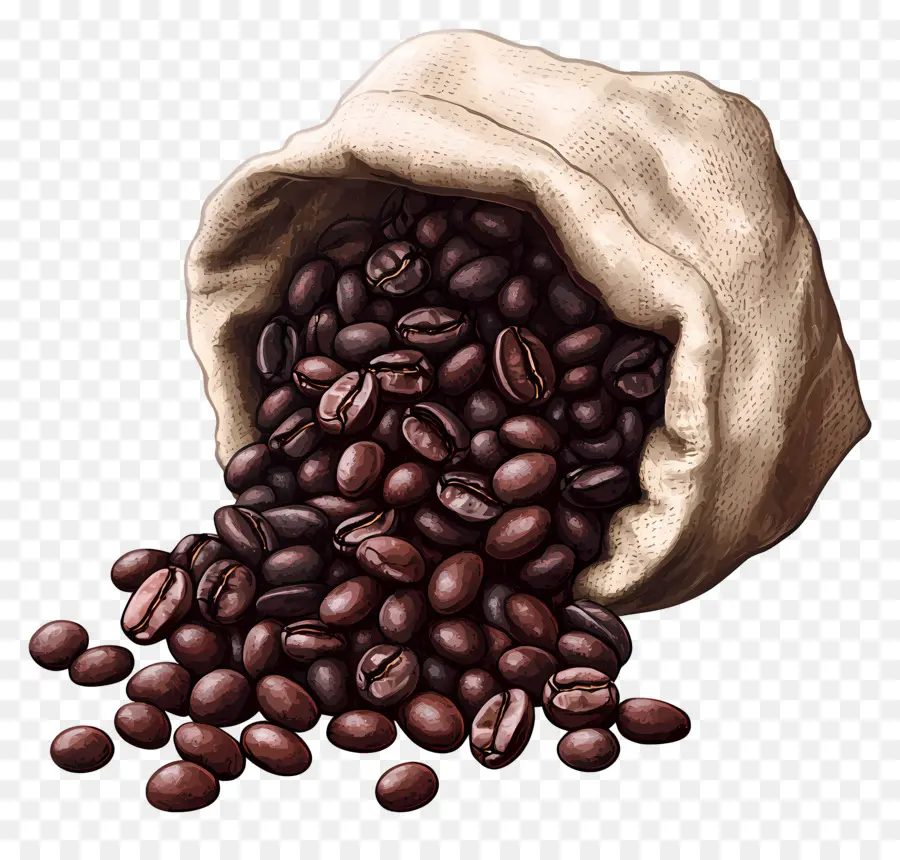 Granos De Café，Bolsa PNG