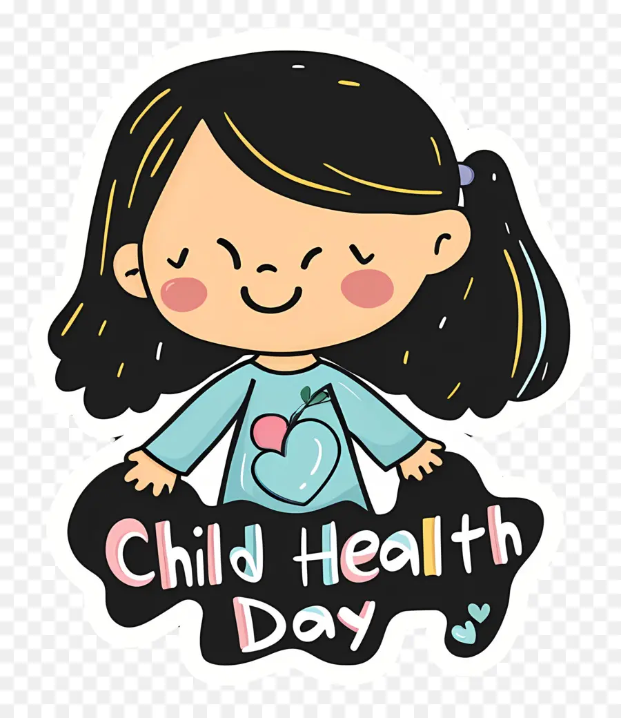 Día De La Salud Infantil，Chica PNG