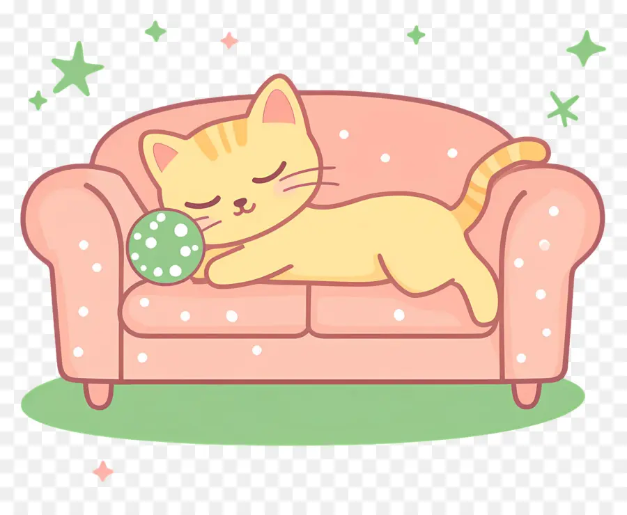 Gato Caricatura，Gato Durmiendo PNG