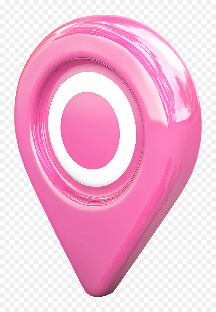 Icono De Ubicación，Pin De Ubicación Rosa PNG