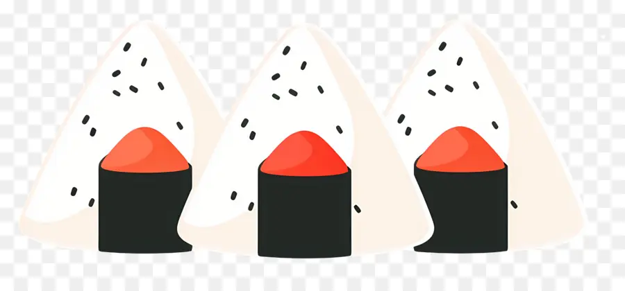 Onigiri Umeboshi，Ilustración De Onigiri PNG