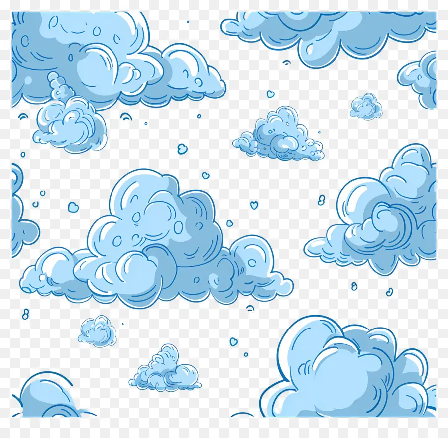 Nubes，Nubes Azules PNG