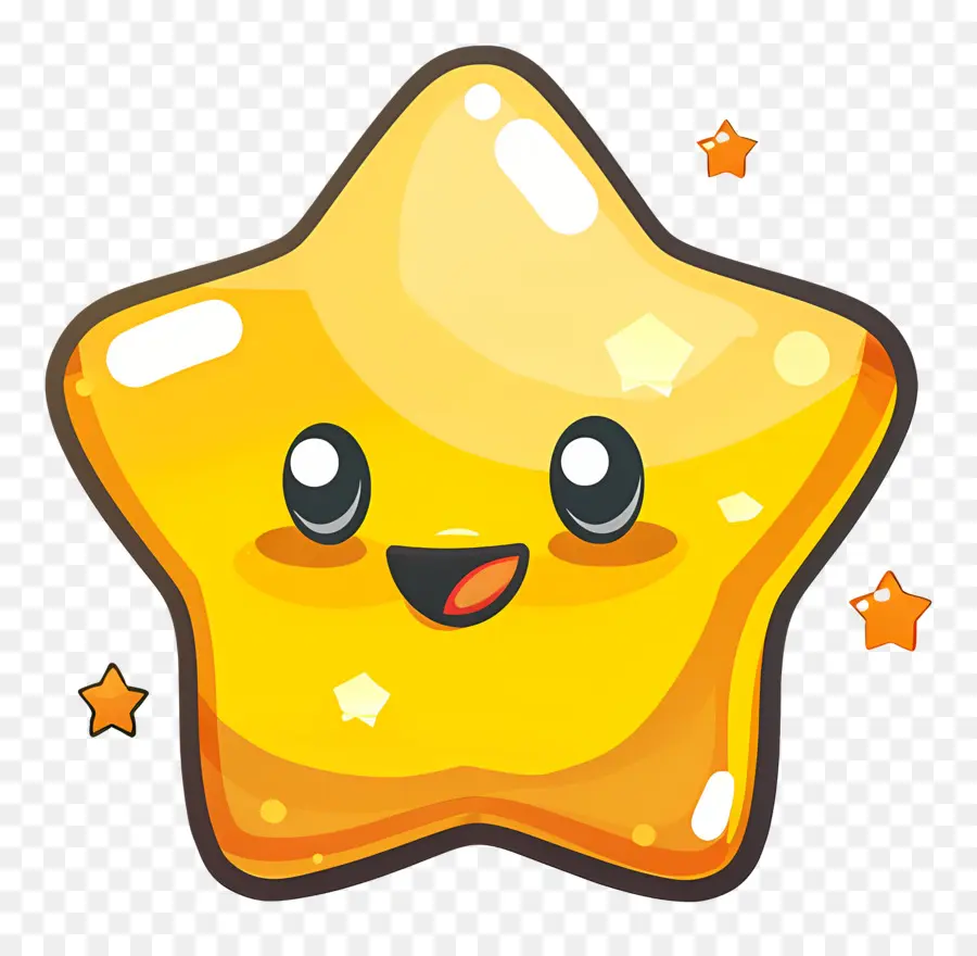 Estrella Kawaii，Linda Estrella PNG