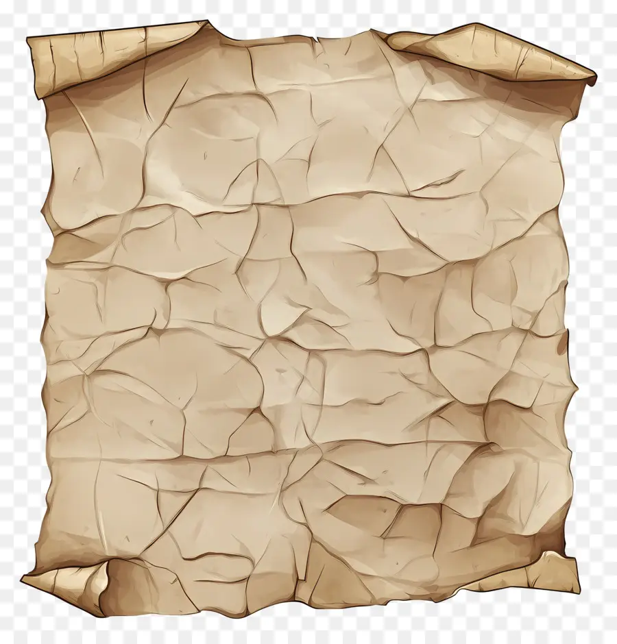 Papel Viejo Arrugado，Papel Viejo PNG