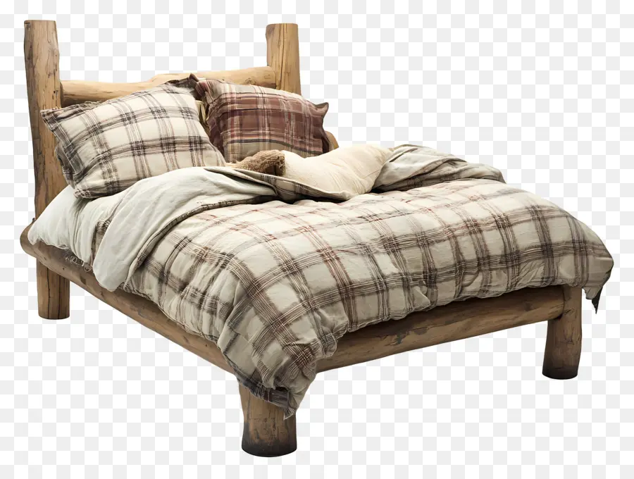 Cama Acogedora，Muebles PNG