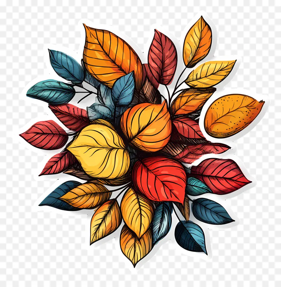 Naturaleza De Otoño，Hojas PNG