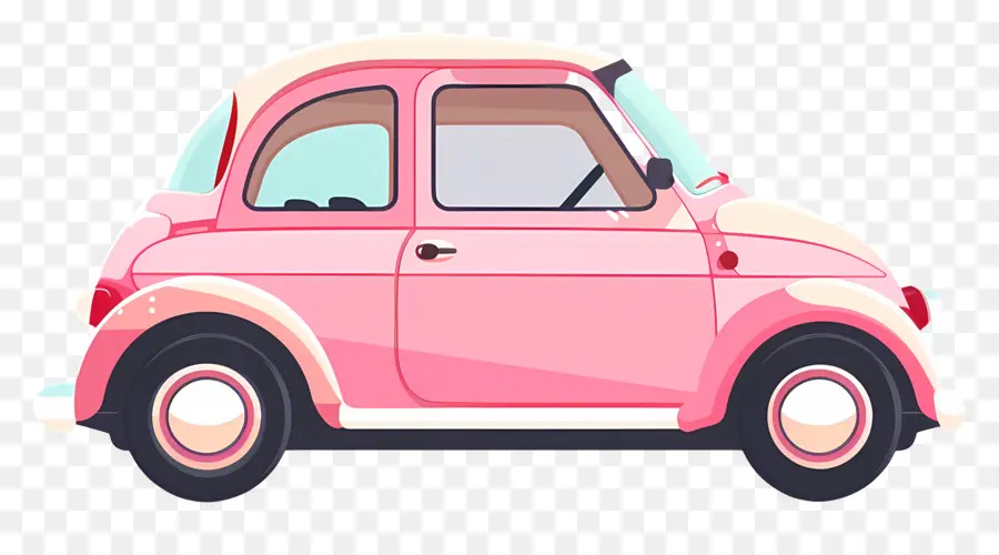 Coche De Dibujos Animados，Coche Colorido PNG