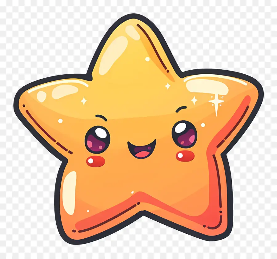 Estrella Kawaii，Linda Estrella PNG