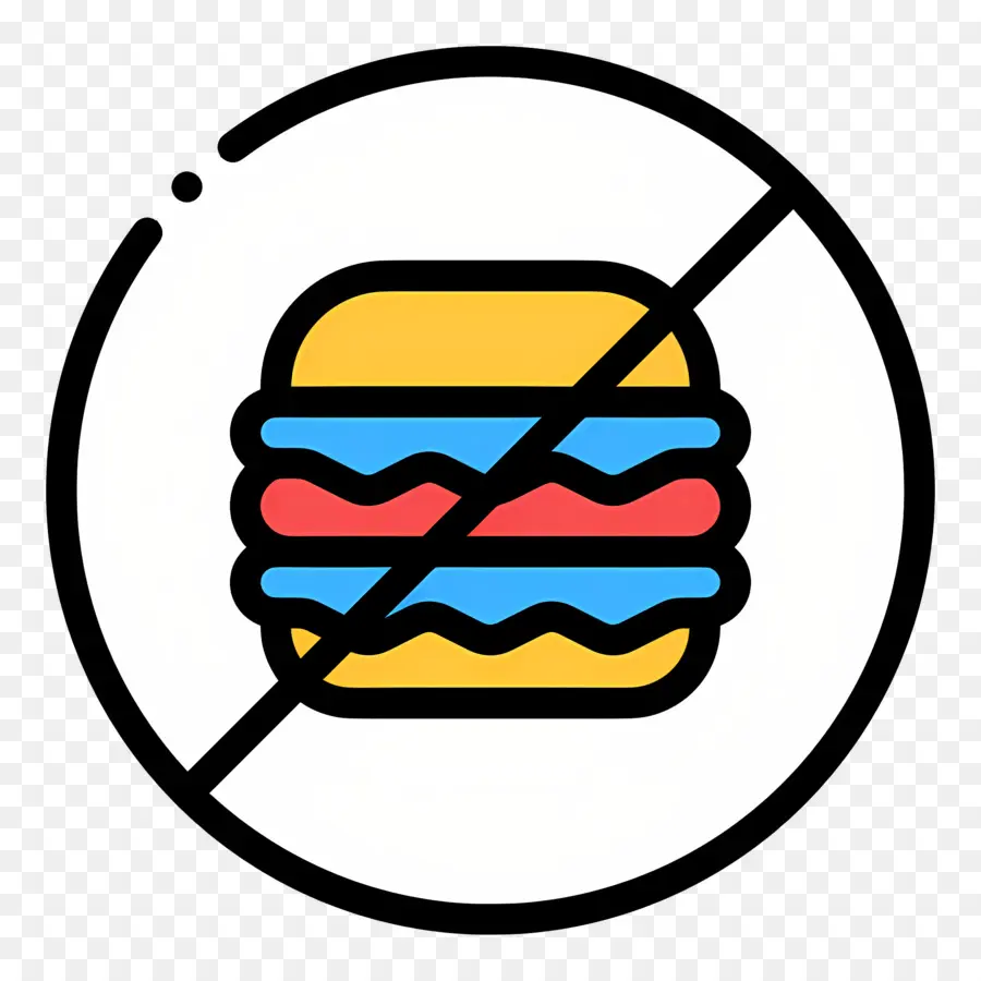 Sin Comida，Ninguna Señal De Hamburguesa PNG