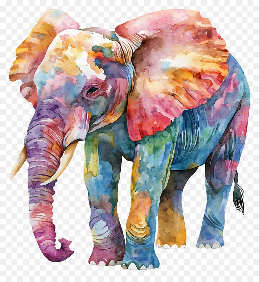 Elefante Acuarela，Elefante PNG