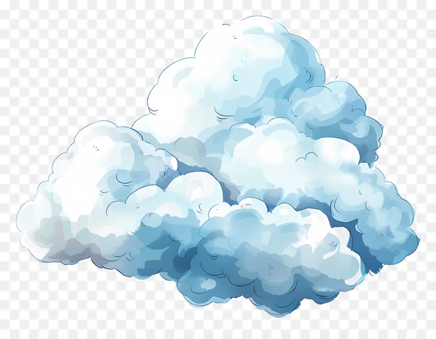 Nube De Acuarela，Nube PNG