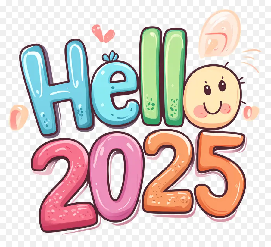 Hola 2025，Hola 2025 Lindo PNG