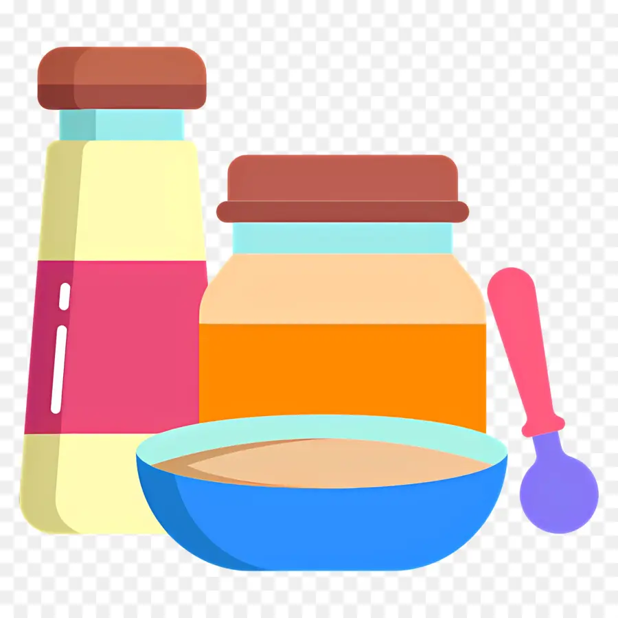 Comida Para Bebe，Frasco PNG