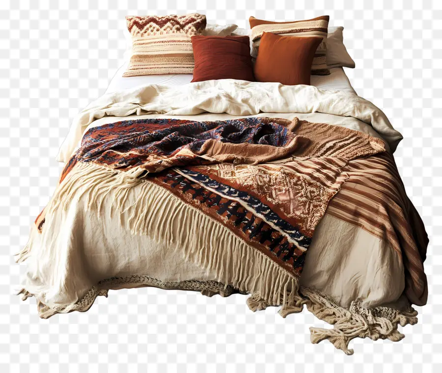 Cama Acogedora，Cama Bohemia PNG