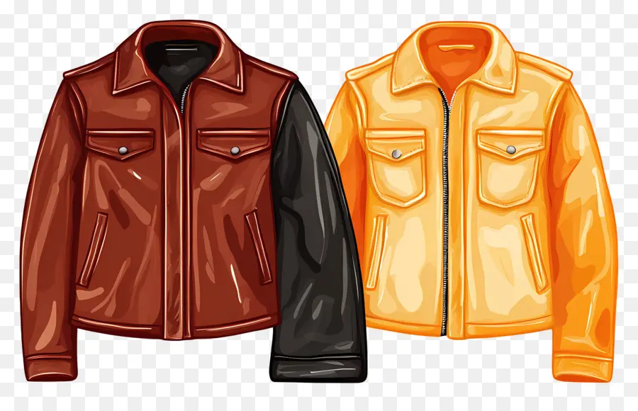 Chaquetas De Cuero，Moda PNG