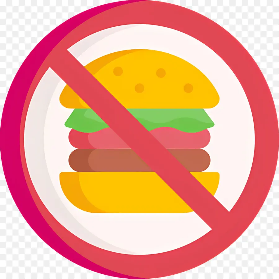 Sin Comida，Ninguna Señal De Hamburguesa PNG