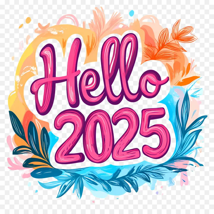 Hola 2025，Hola 2025 Modelo 3d PNG