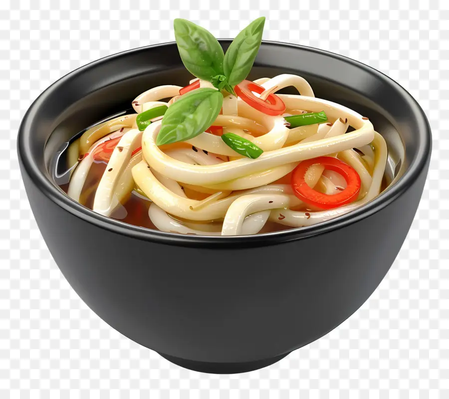 Udón，Sopa De Fideos PNG