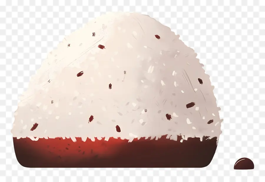 Onigiri Umeboshi，Onigiri Con Base Roja PNG