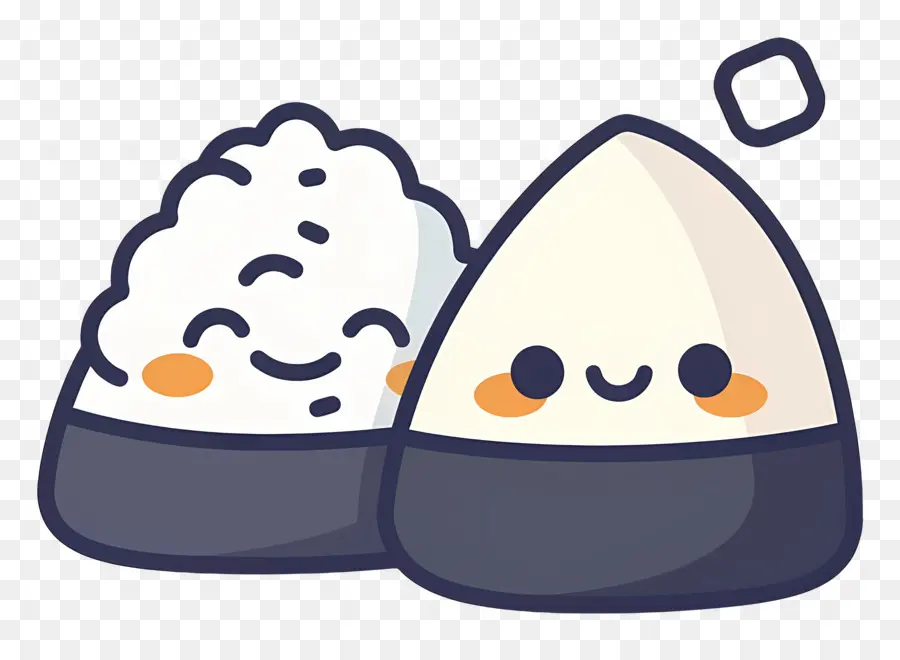 Onigiri Umeboshi，Onigiri Sonriente PNG