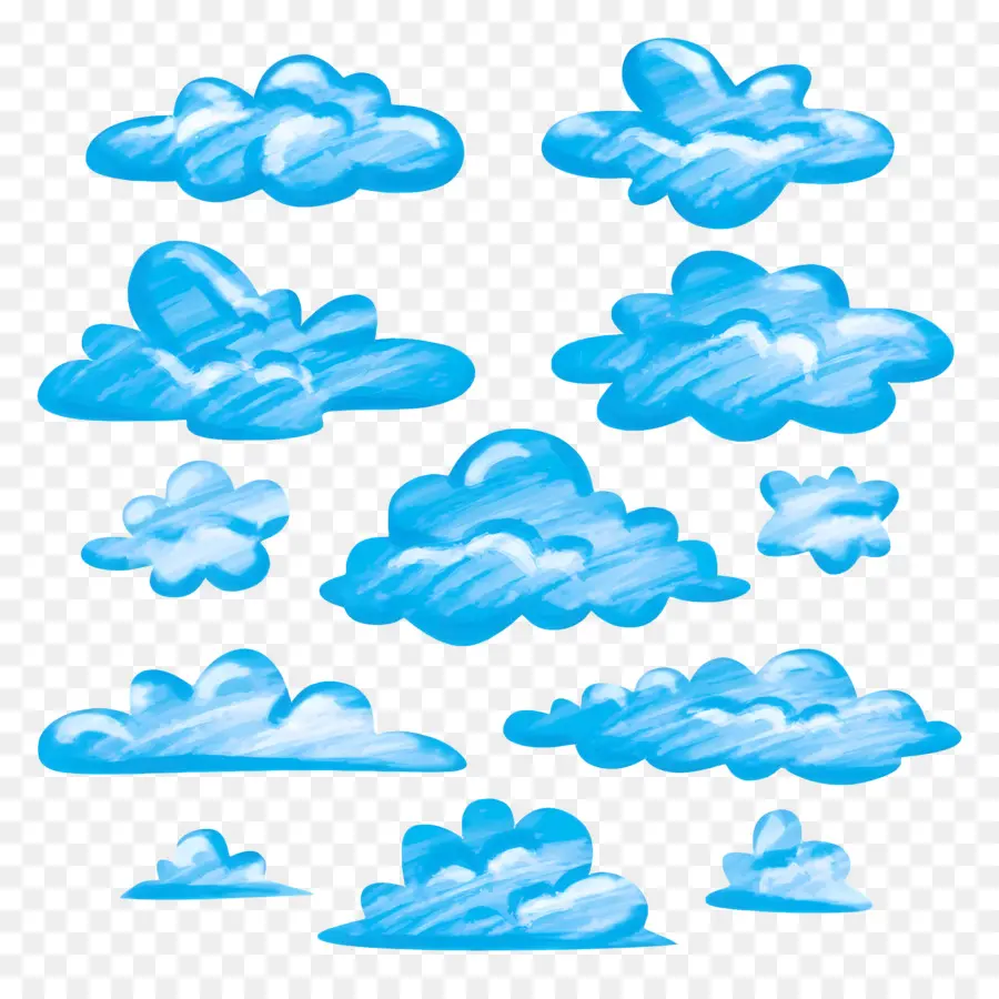 Nubes De Acuarela，Nubes PNG