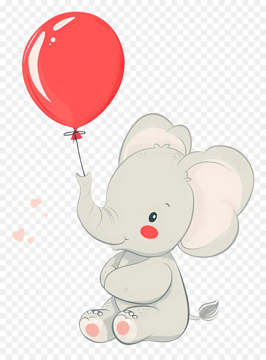 Elefante Bebé，Elefante Con Globo PNG