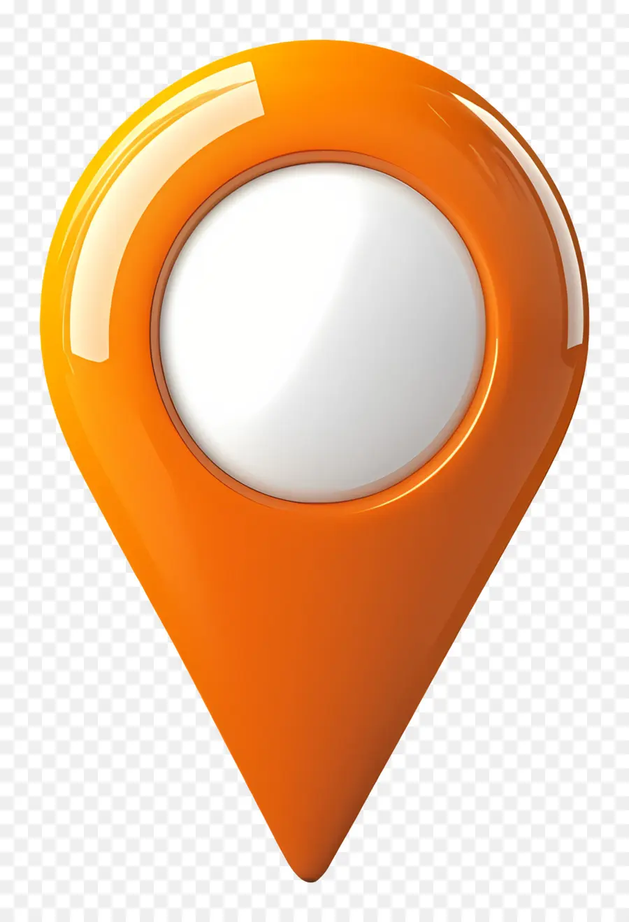 Icono De Ubicación，Alfiler Amarillo PNG