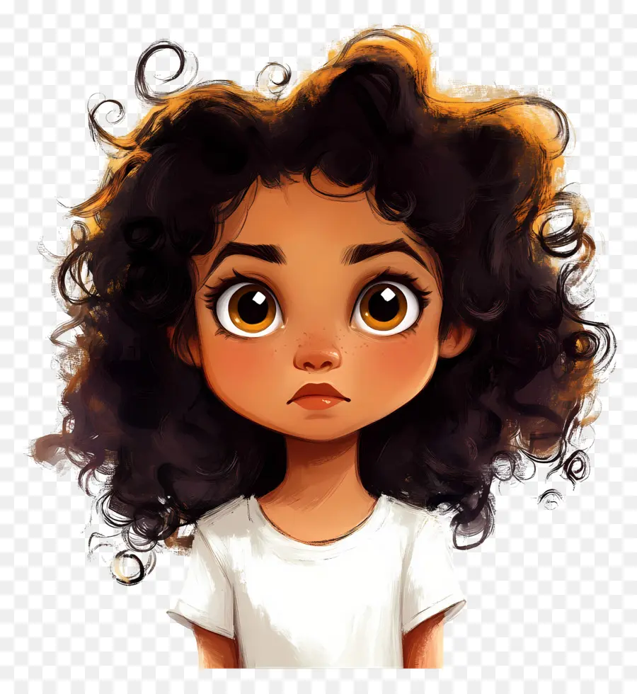 Pelo De Niña，Chica PNG