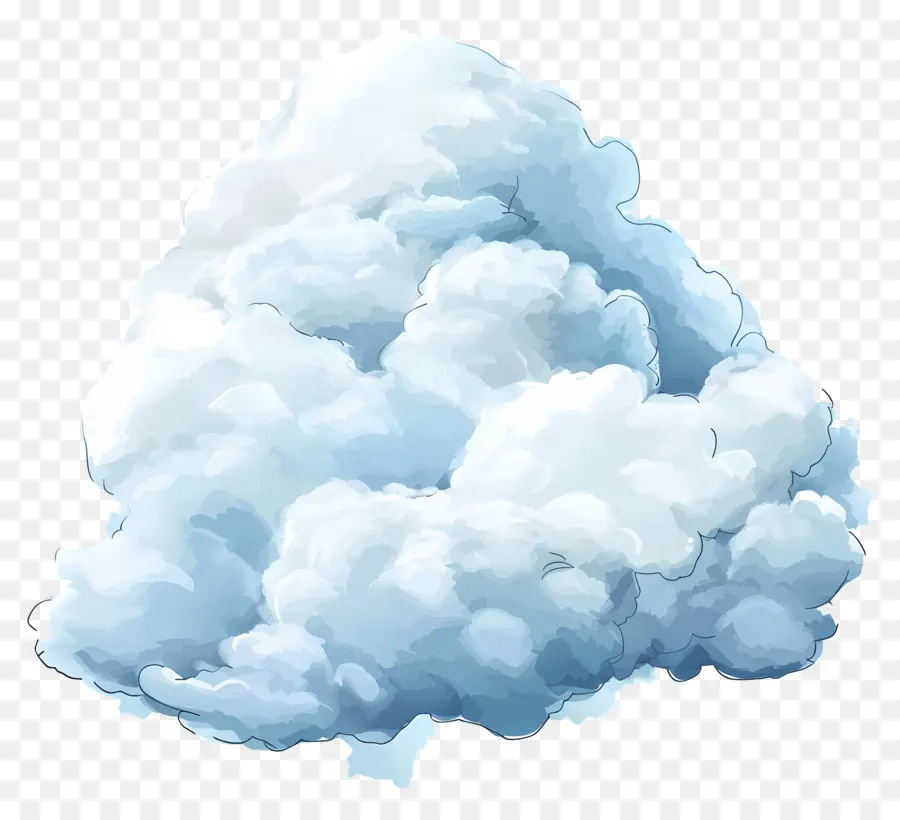 Nube De Acuarela，Nube PNG