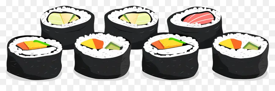 Rollo De Sushi，Rollos De Sushi PNG