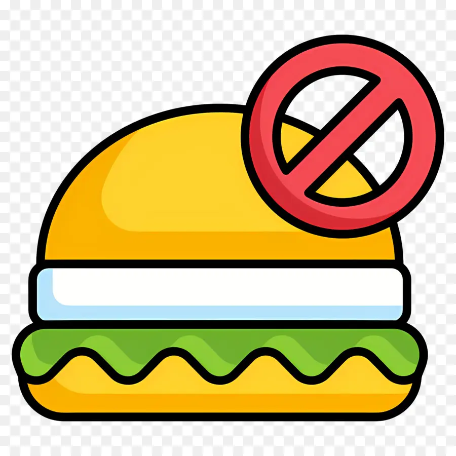 Sin Comida，Ninguna Señal De Hamburguesa PNG