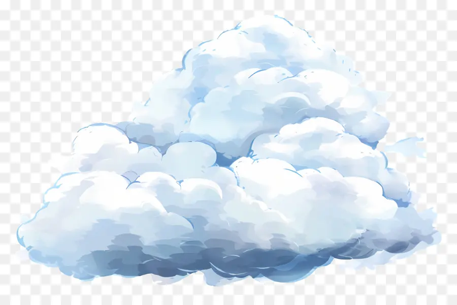 Nube De Acuarela，Nubes PNG