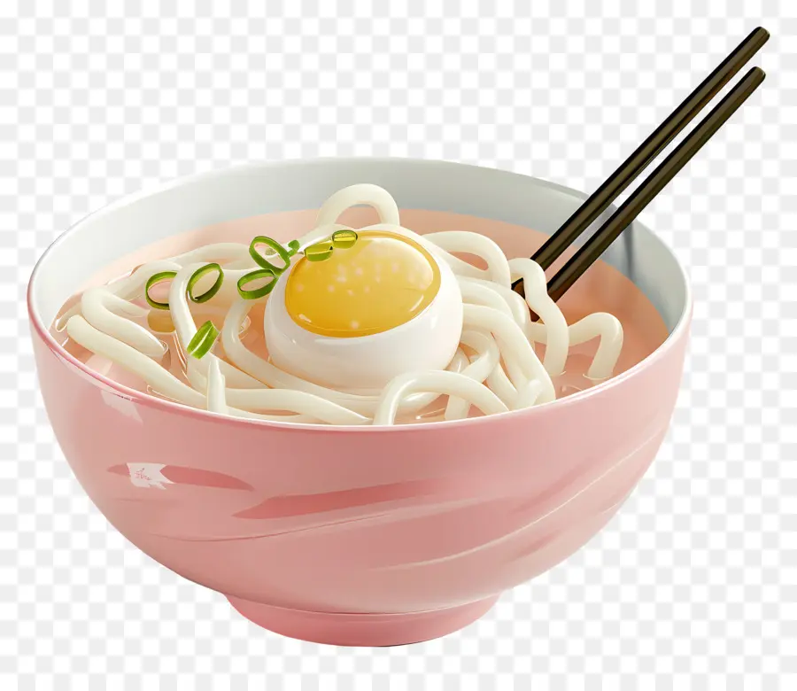 Udón，Udon Con Huevo PNG