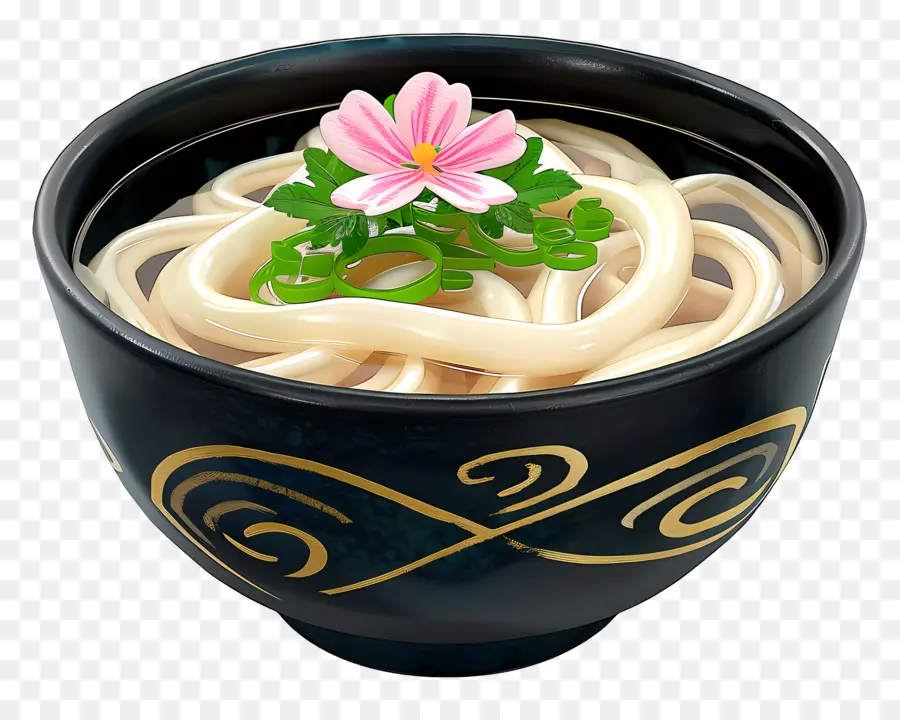 Udón，Sopa De Fideos PNG