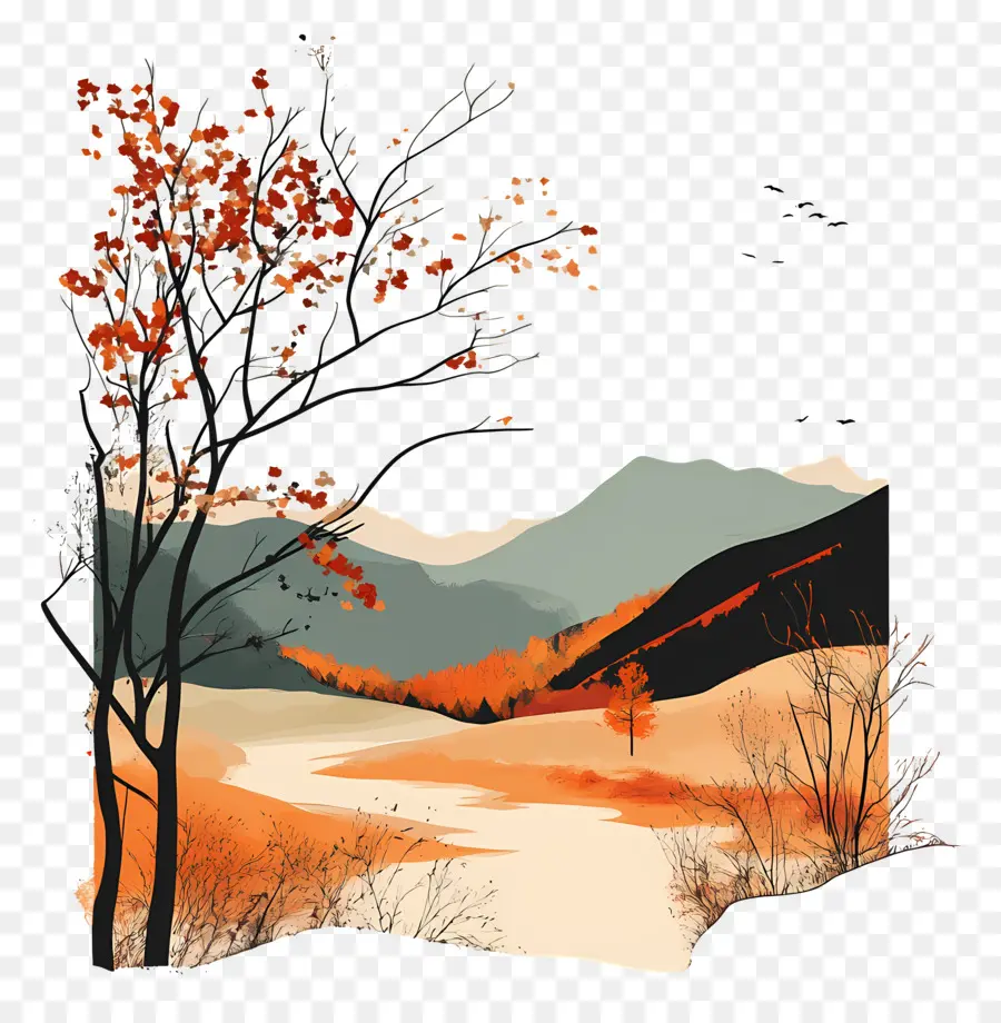 Naturaleza De Otoño，Paisaje PNG