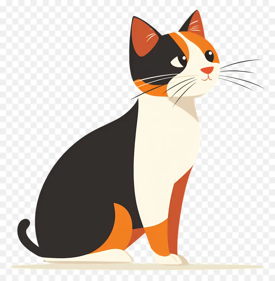 Gato Caricatura，Gato Calicó PNG