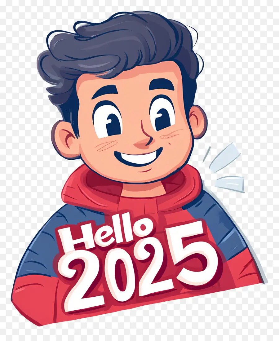 Hola 2025，Hola 2025 Con Carácter PNG