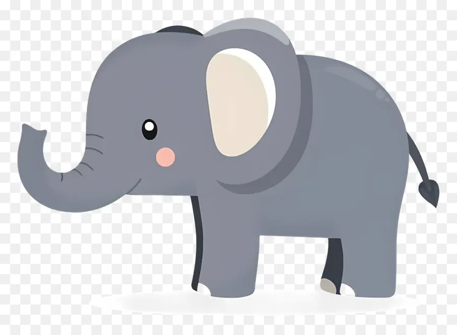 Lindo Elefante，Elefante Azul PNG