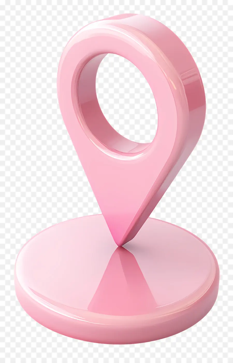 Icono De Ubicación，Pin De Ubicación Rosa PNG