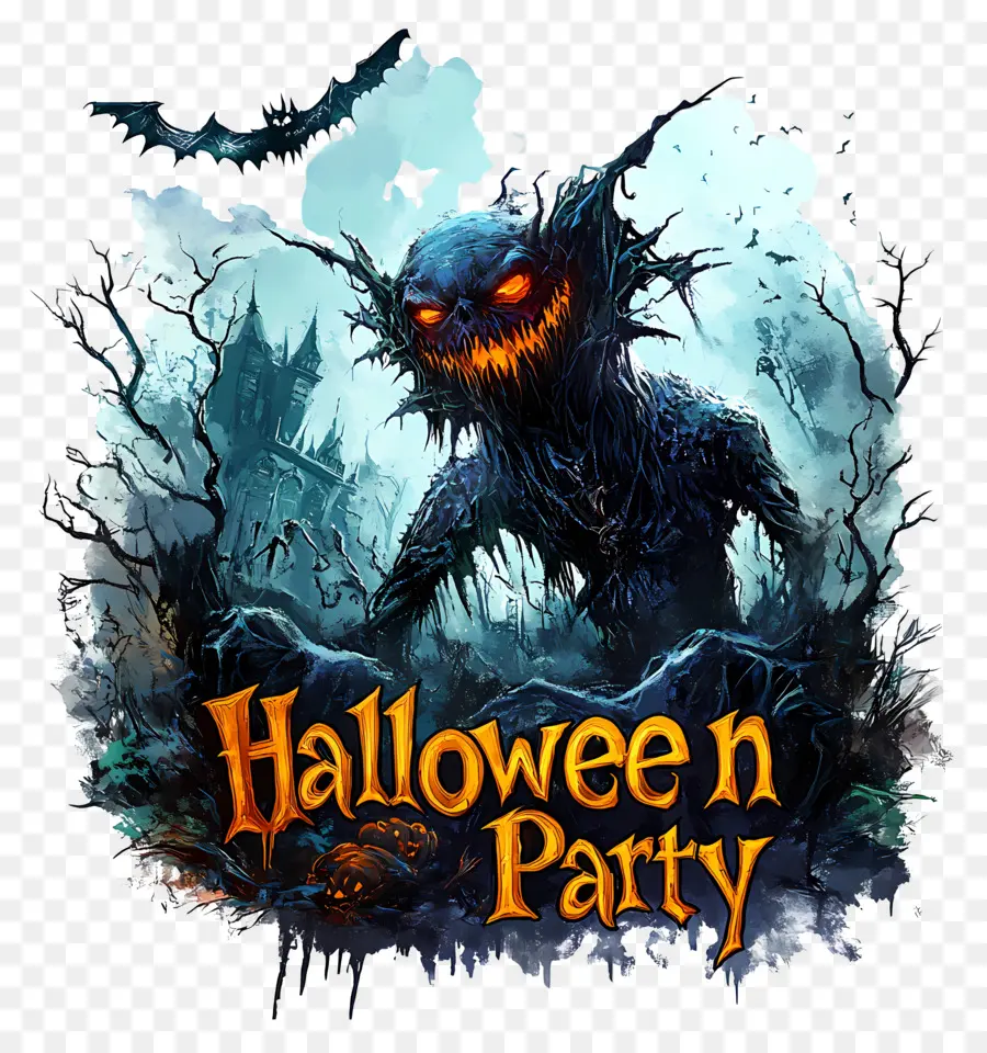 Fiesta De Halloween，Criatura De Halloween PNG