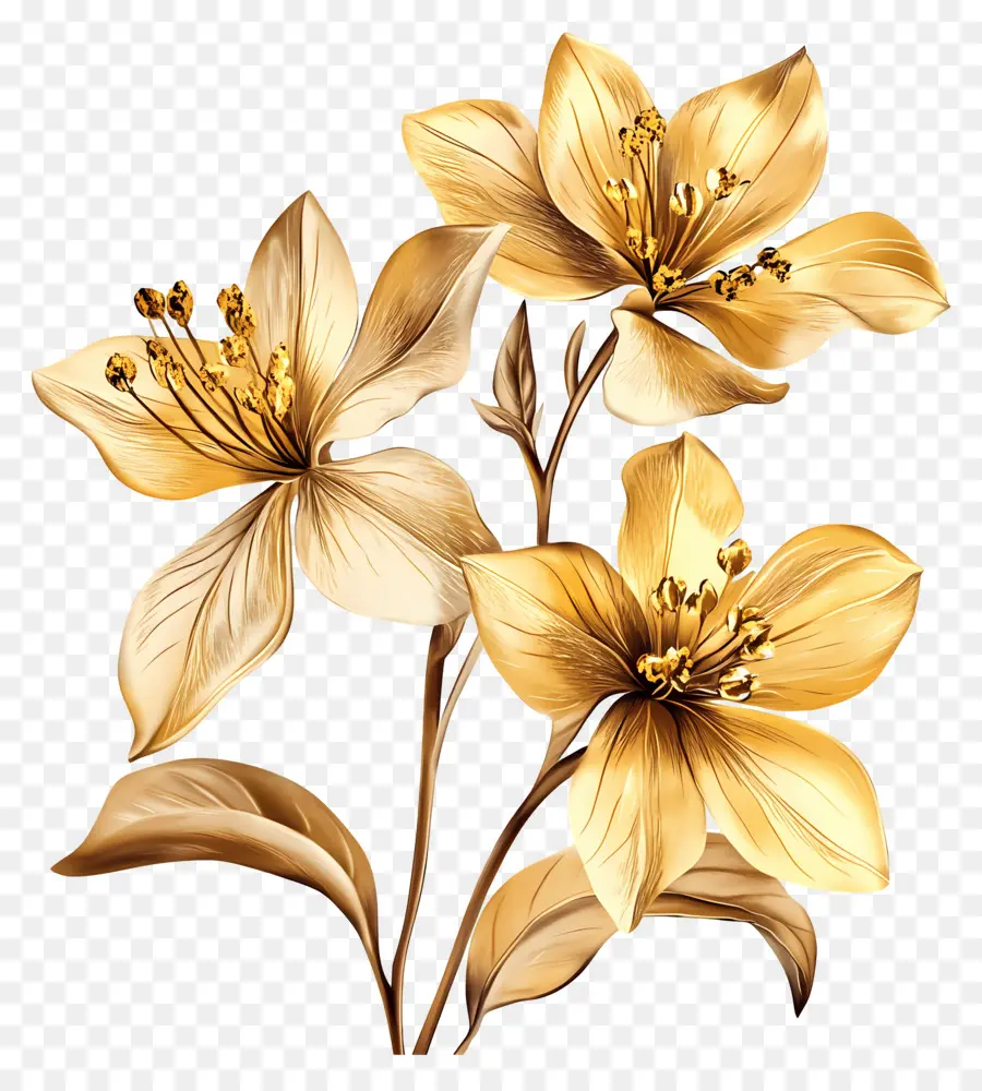 Flor Oro，Flor Amarilla PNG