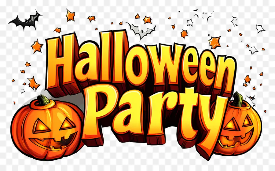 Fiesta De Halloween，Texto De Fiesta De Halloween PNG