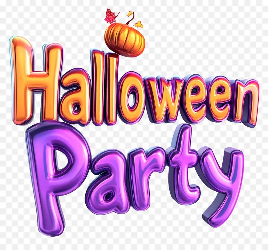 Fiesta De Halloween，Texto De Fiesta De Halloween PNG