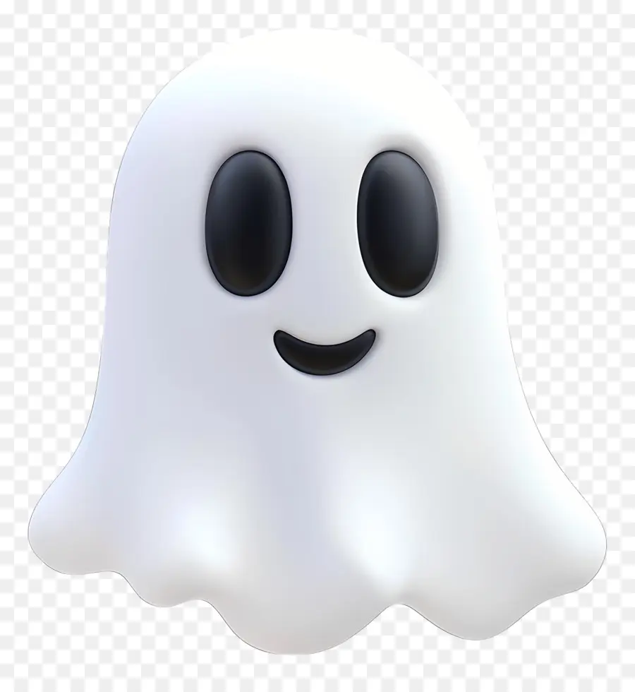 Emojis De Halloween，Lindo Fantasma PNG