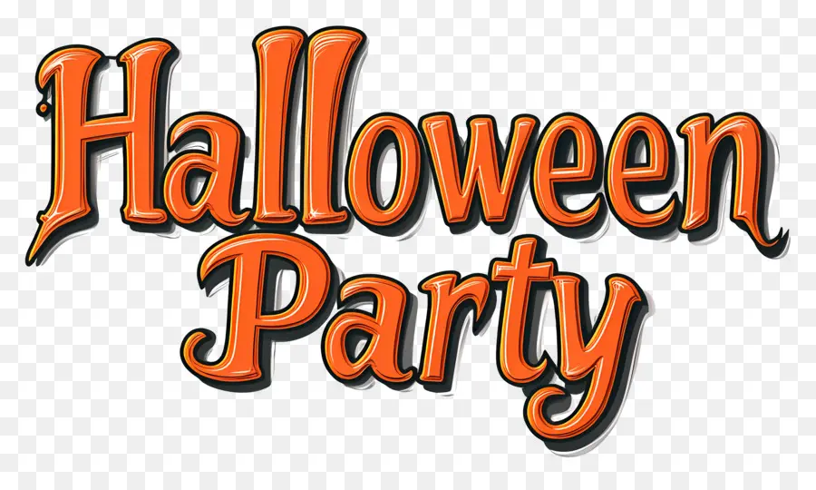 Fiesta De Halloween，Texto De Fiesta De Halloween PNG