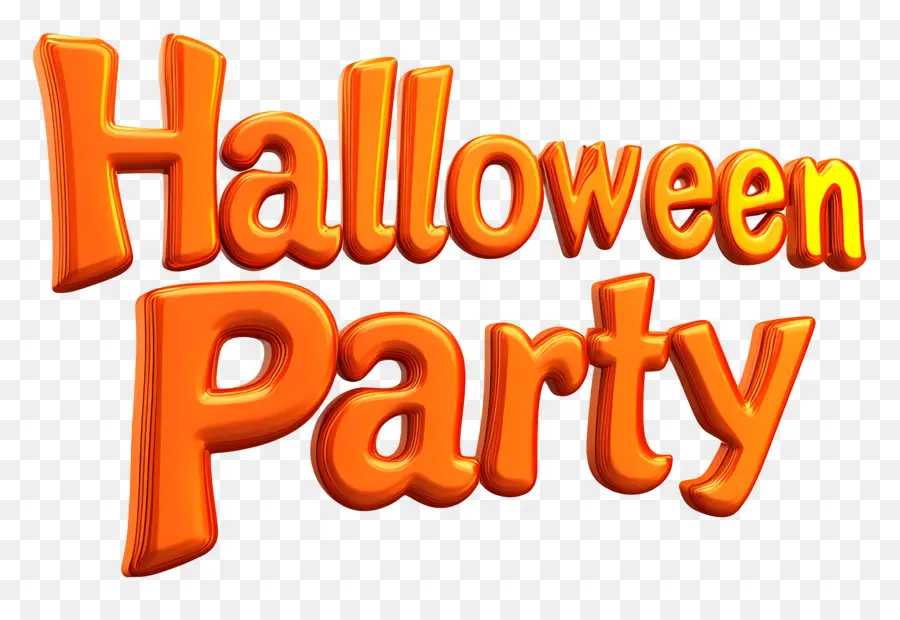 Fiesta De Halloween，Texto De Fiesta De Halloween PNG