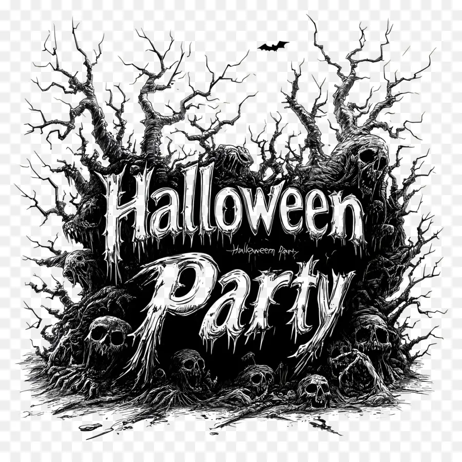 Fiesta De Halloween，Texto De Fiesta De Halloween PNG